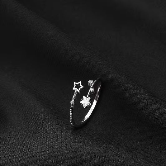 Anillo "Cielo Estrellado" - Estrella de Circonita Ajustable