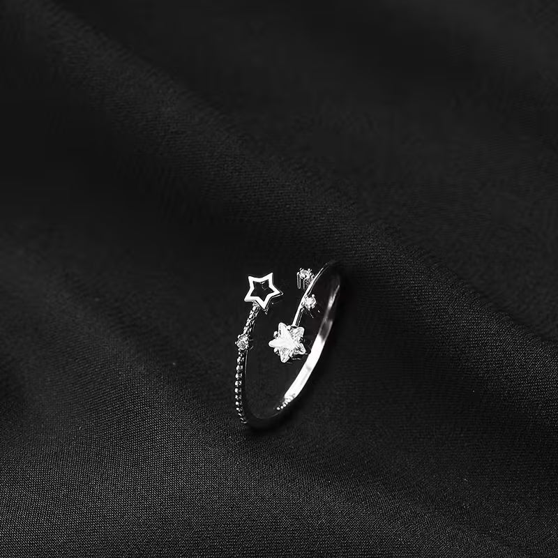 Anillo "Cielo Estrellado" - Estrella de Circonita Ajustable